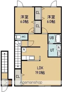 PARTIRⅤ【2階】の間取り